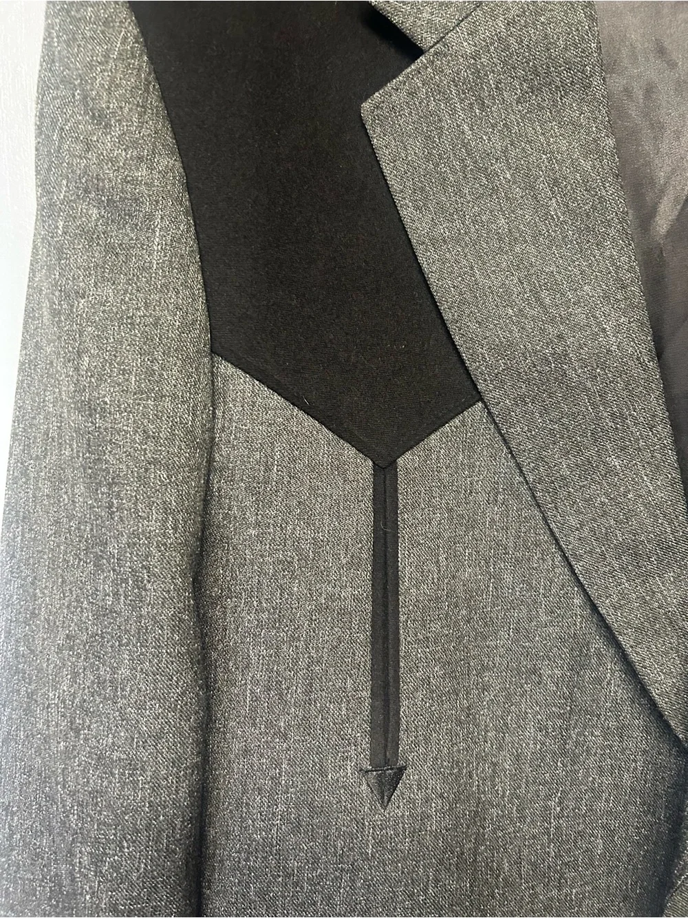 Circle S “Boise” Western gray/black polyester sport coat. NWOT size 46Long
